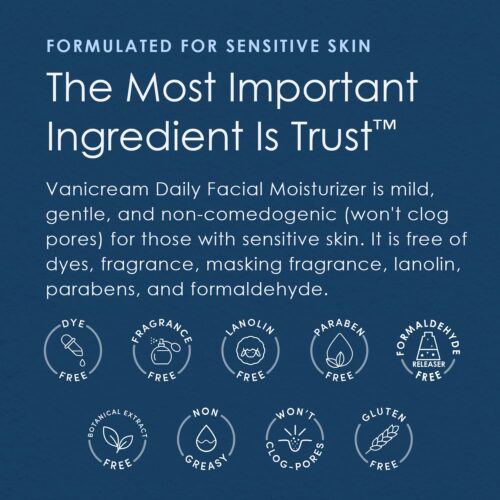 Vanicream Daily Facial Moisturizer with Ceramides & Hyaluronic Acid