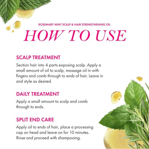Mielle Organics Rosemary Mint Scalp & Hair Strengthening Oil