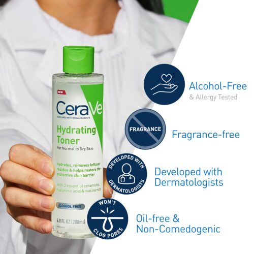 CeraVe Hydrating Toner with Hyaluronic Acid & Niacinamide